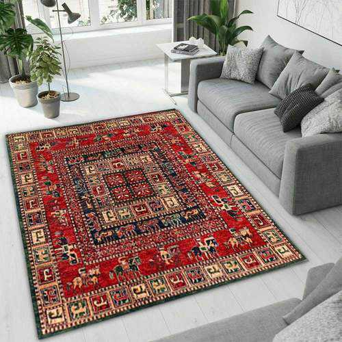 Red Ziegler Area Rug