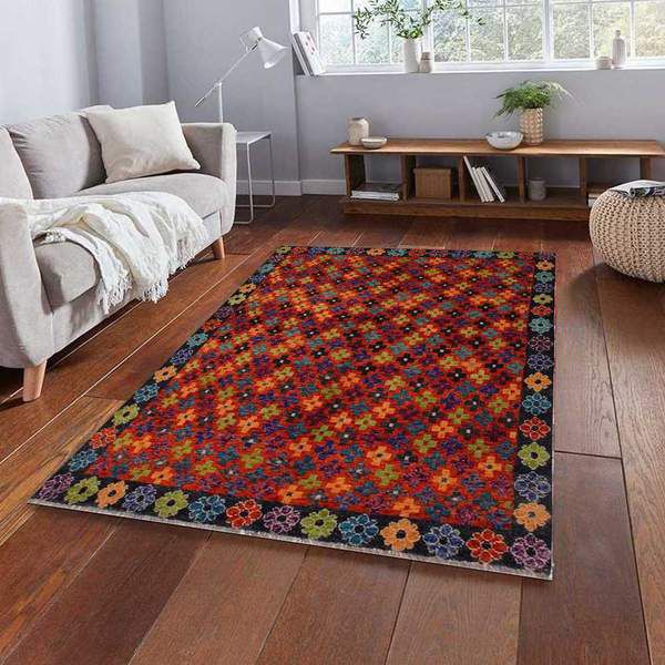Multi-Color Baluchi Area Rug
