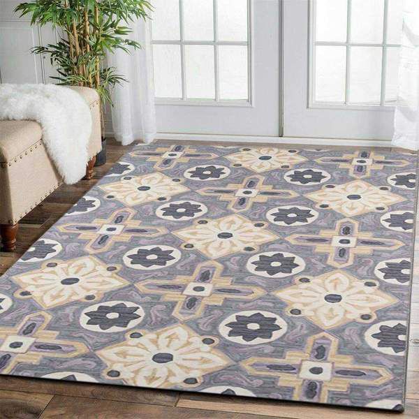 Multicolor Geometric Area Rug