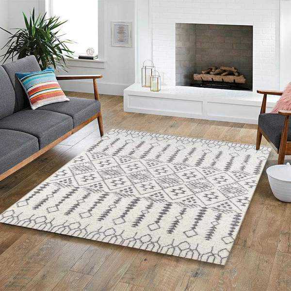 Ivory Neutral Area Rug