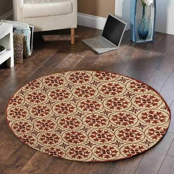 Red Southwestern Area Rug