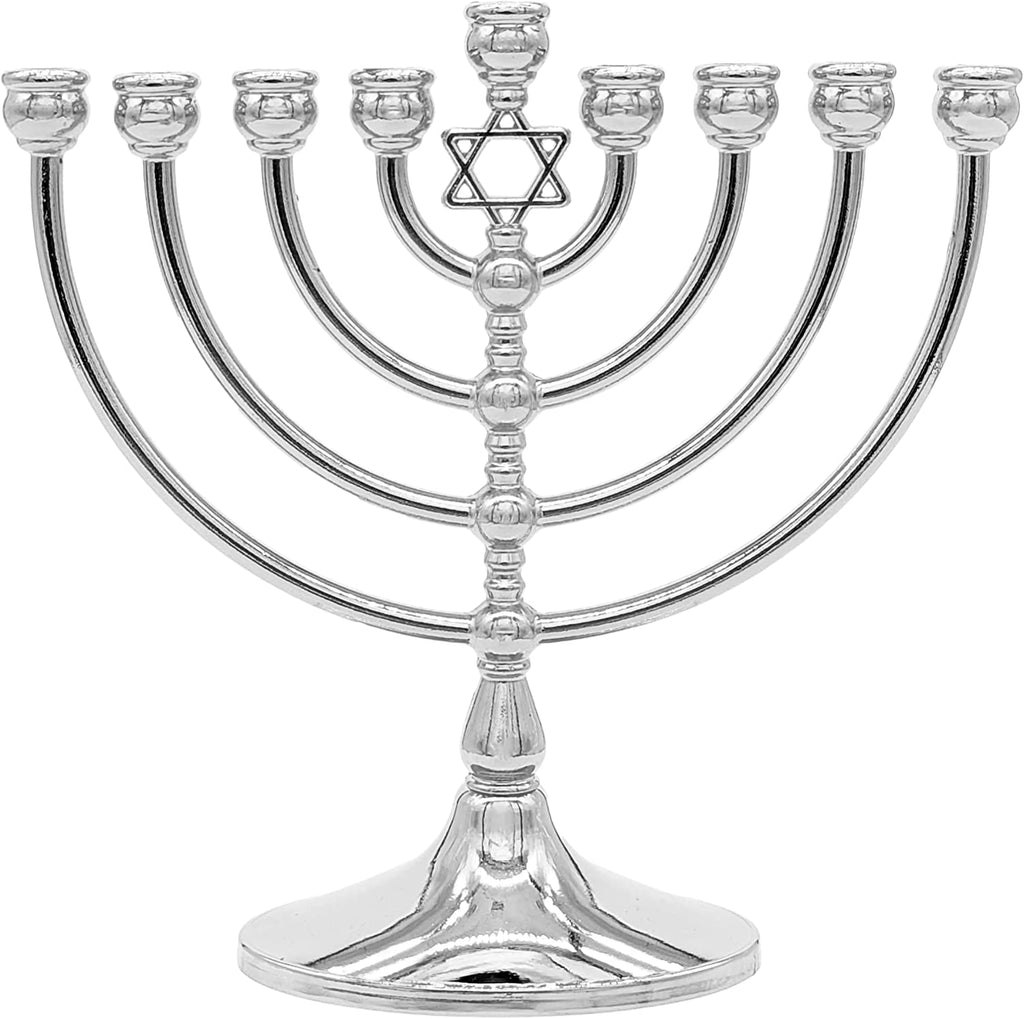 The Dreidel Company Traditional Star Hanukkah Menorahs