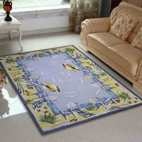 Multi-Color Coastal Area Rug