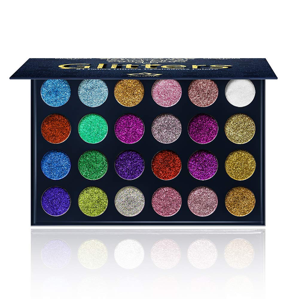 Aolailiya Pressed Glitter Eyeshadow Palette