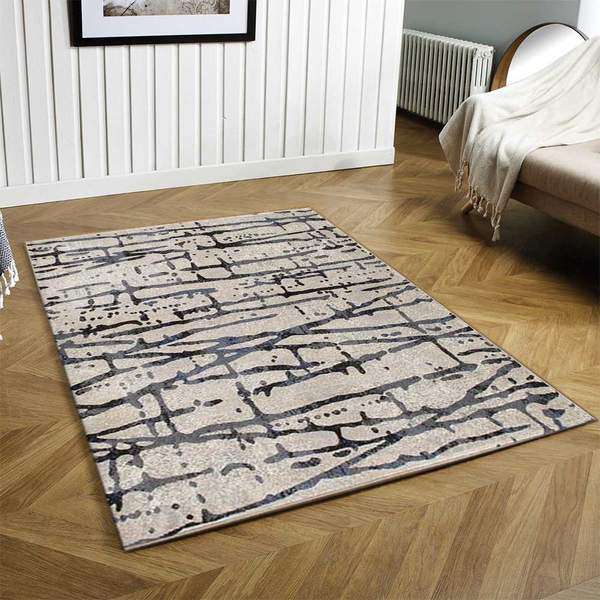 Grey Contemporary Area Rug