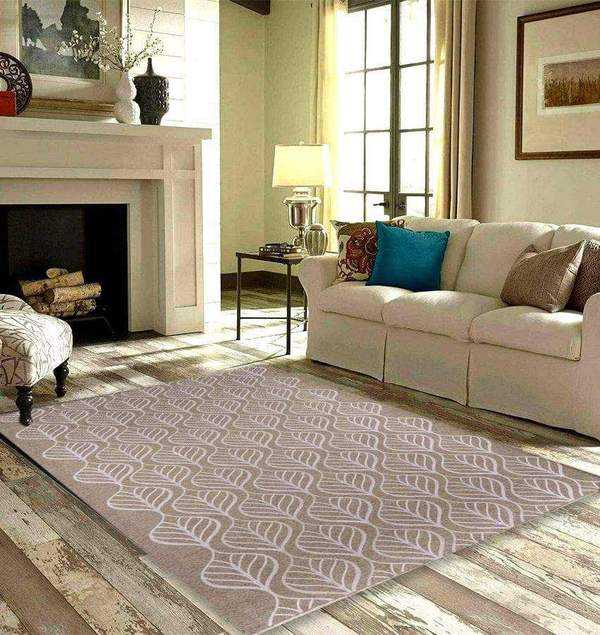 Grey Southwestern Area Rug