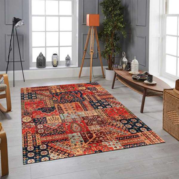 Multi-Color Oushak Area Rug