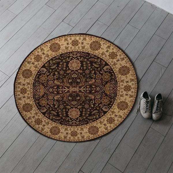 Brown Boho Chic Area Rug