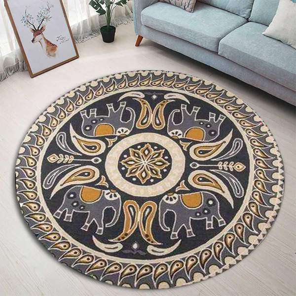 Multicolor Boho Chic Area Rug