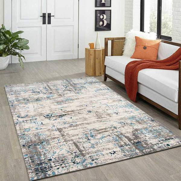 Grey Neutral Area Rug