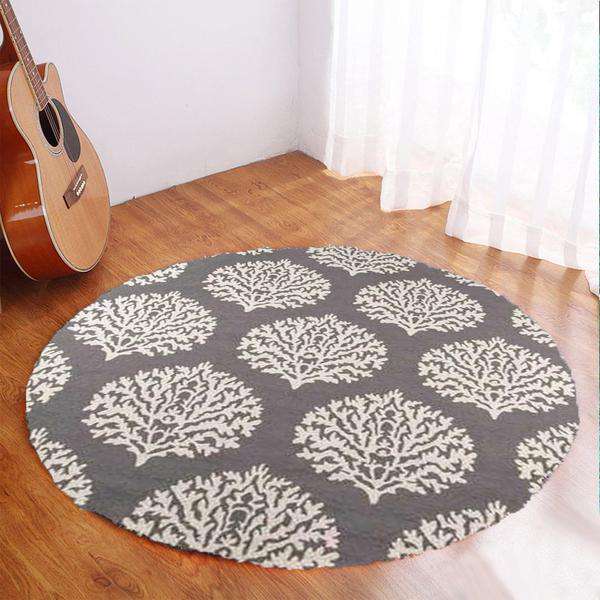 Grey Contemporary Area Rug