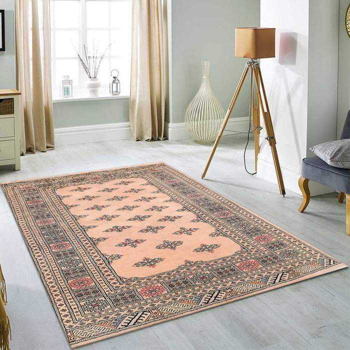 Ivory Bokhara Area Rug