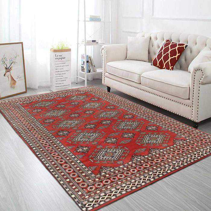 Red Caucasian Area Rug