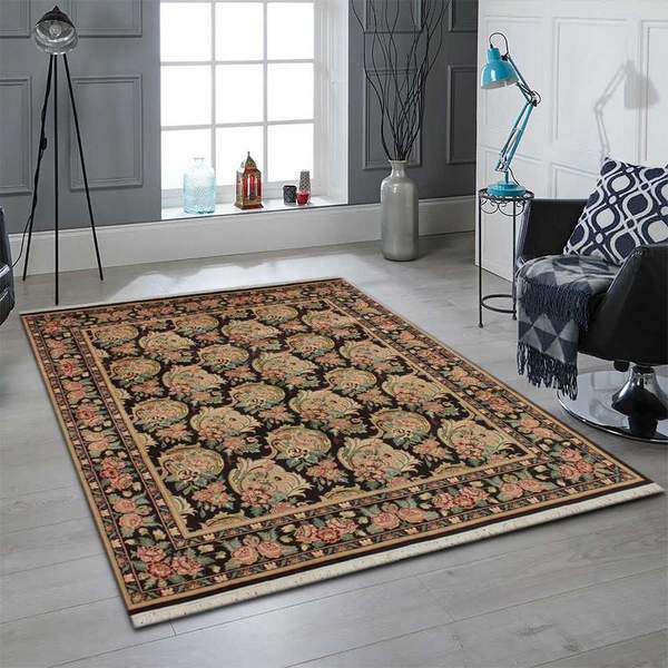 Black Persian Area Rug