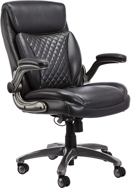  AmazonCommercial Ergonomic Leather Chair