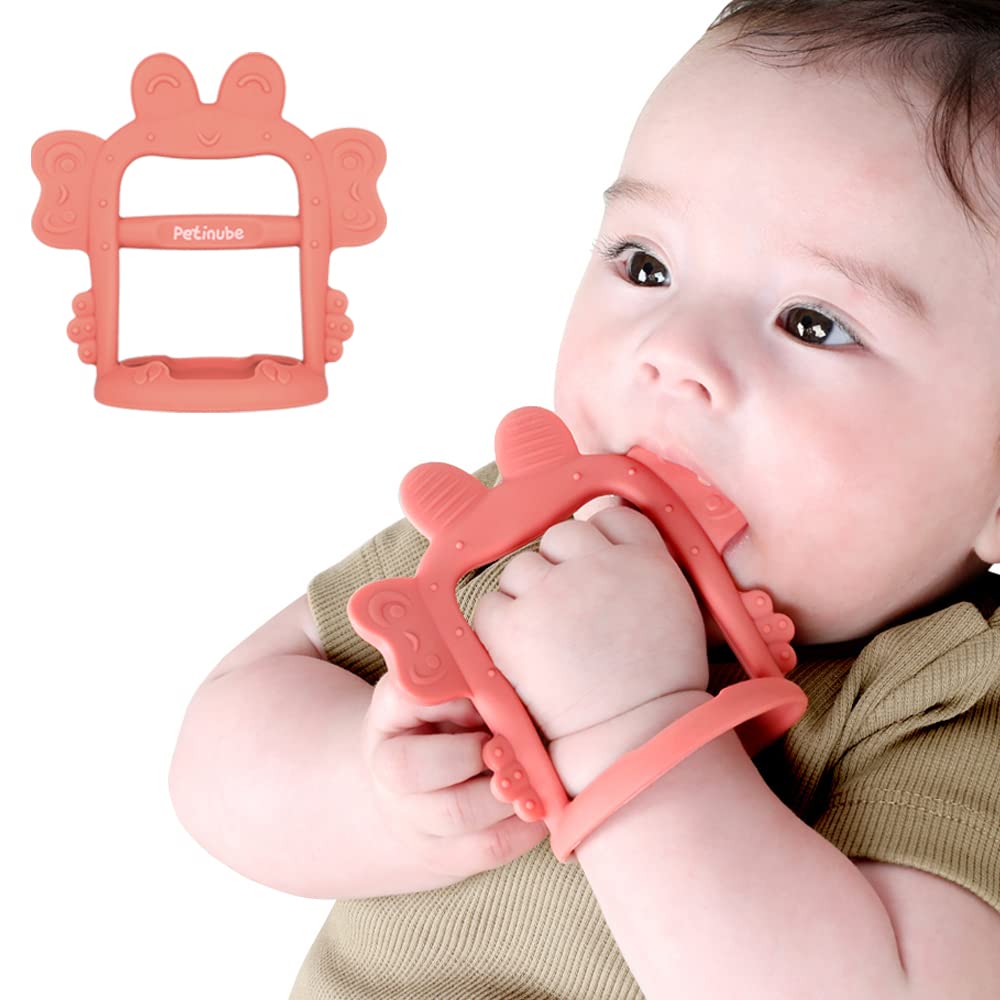 Anti-Dropping Silicone Baby Wrist Teether