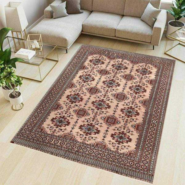 Ivory Caucasian Area Rug