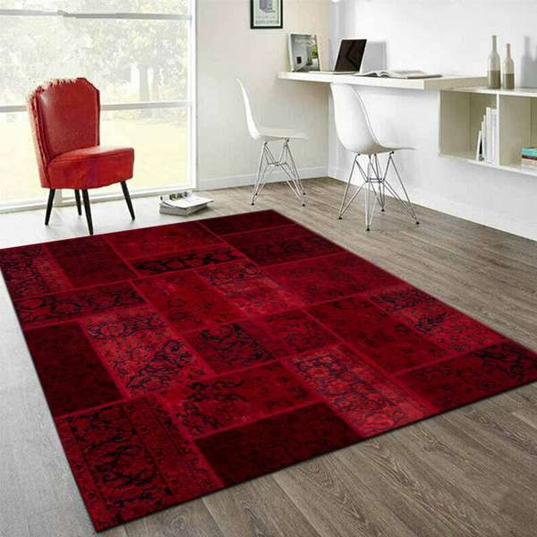 Red Overdyed Area Rug