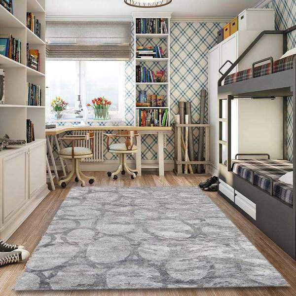 Silver Neutral Area Rug