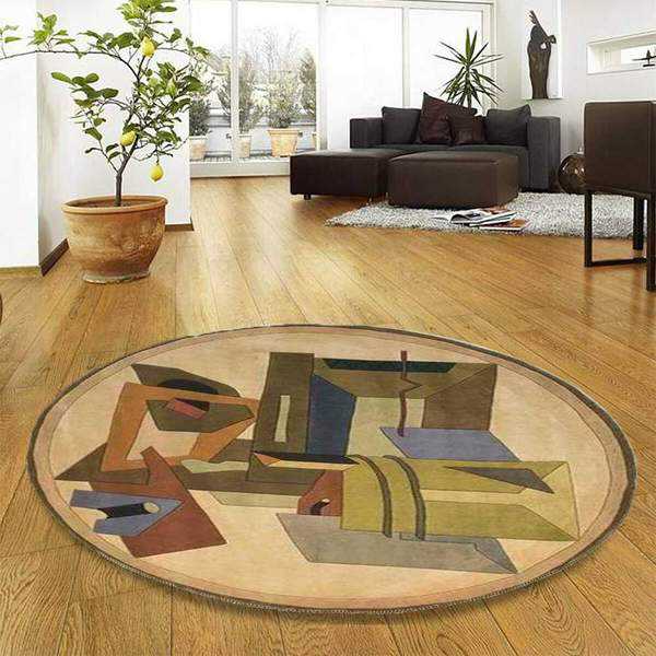 Multicolor Geometric Area Rug