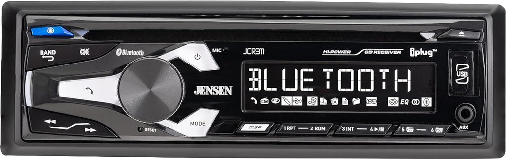 Jensen LCD Single DIN Car Stereos