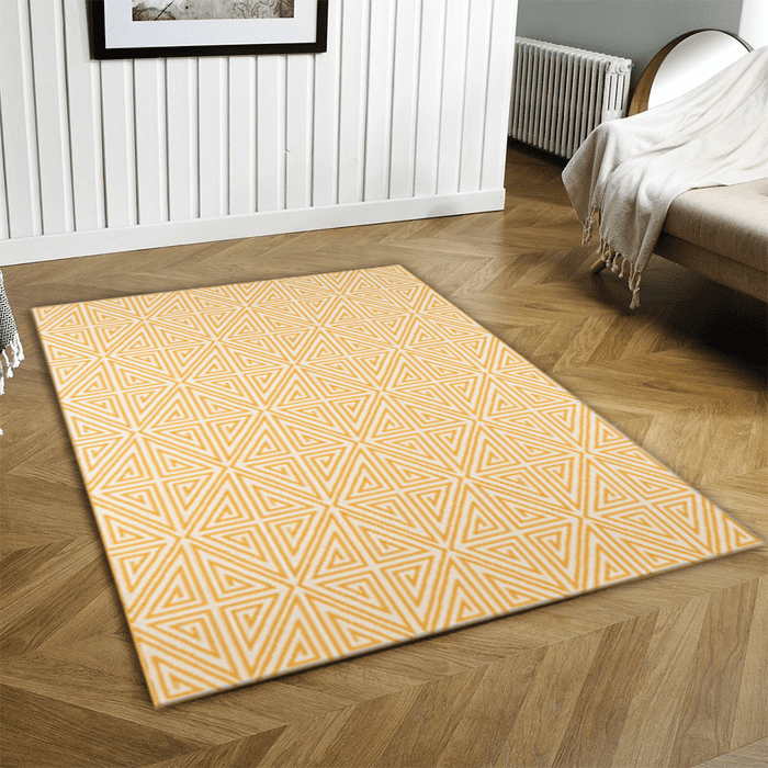 Shop Ivory Geometric Area Rug