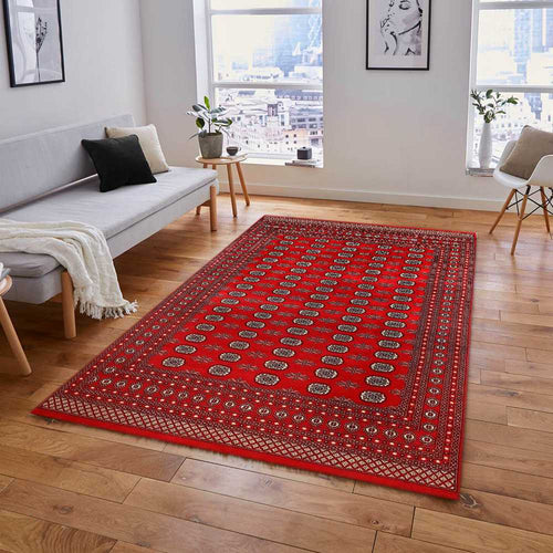 Red Bokhara Area Rug - AR979