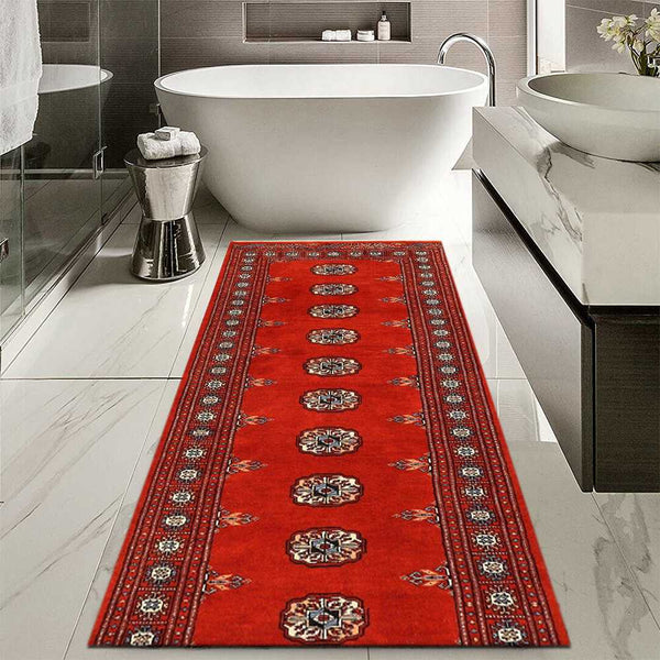 Red Bokhara Area Rug - AR419