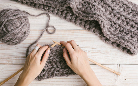 Modern Day Knitting Textile Design