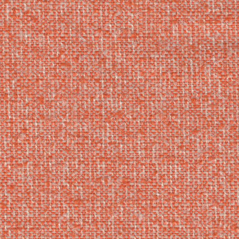The fabric presents a rich, textured surface with a blend of lighter and darker orange tones that create a dynamic, cozy appearance. The boucle texture, with its looped and curled plys, gives the fabric a robust and tactile quality, ideal for outdoor settings that require durable yet stylish materials.