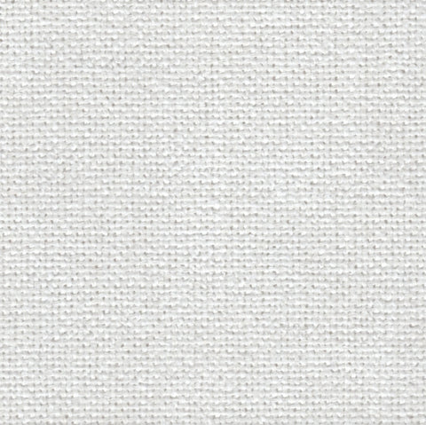 White Performance Faux Linen Fabric