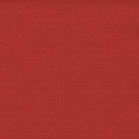 Close-up view of a red performance upholstery fabric. This fabric is machine washable and great for outdoor use