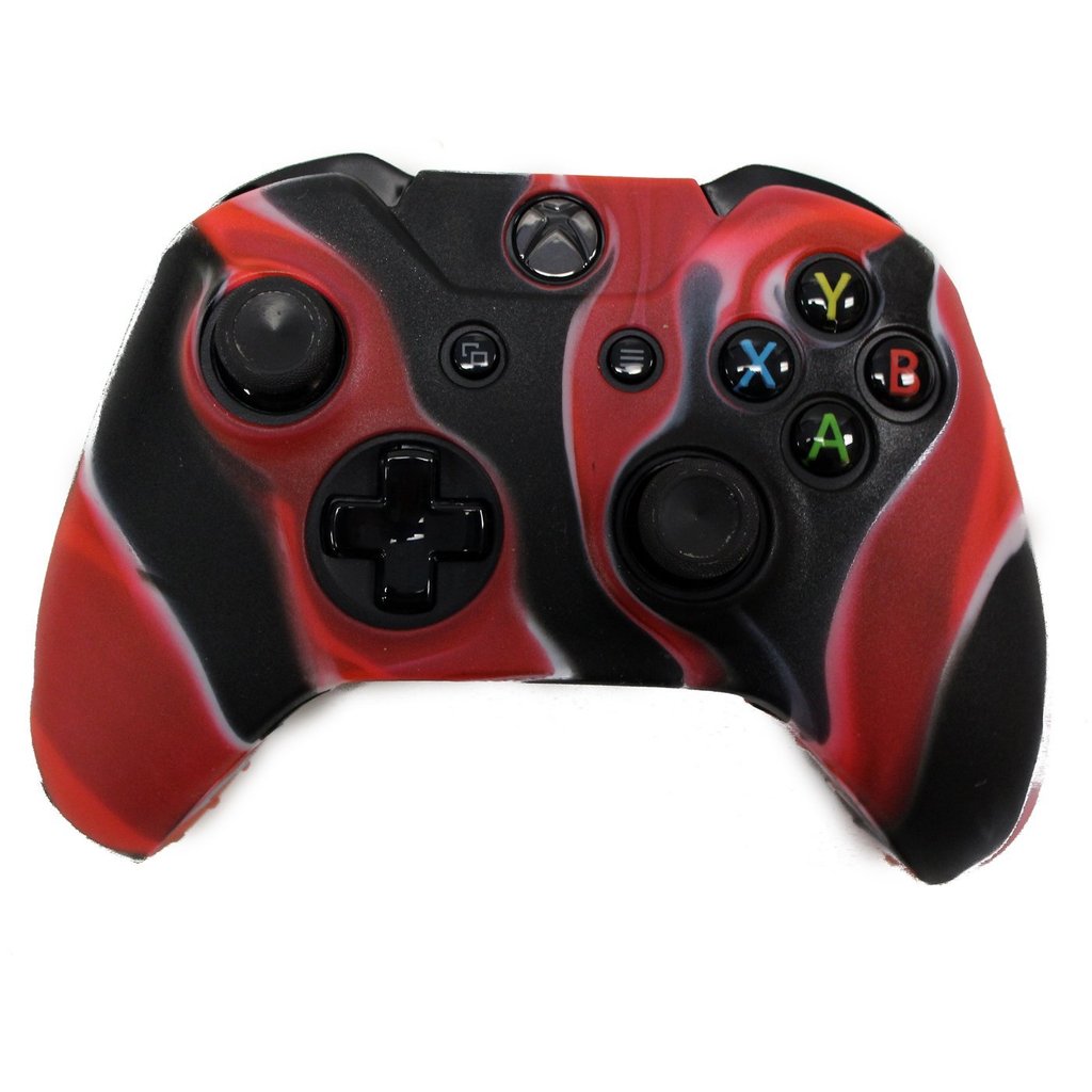 red and black xbox controller