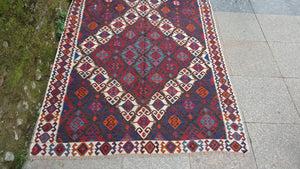 Large wool rug, 4.7x13 ft, VK880