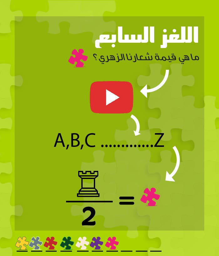 اللغز السابع Puzzlers Jordan Treasure Hunt