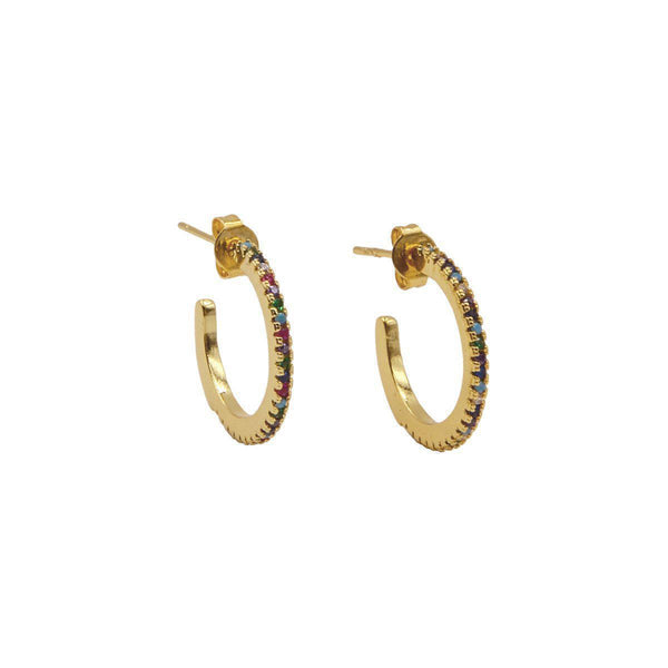 Rainbow Hoops VK Collection | Gold von VK Jewelry | MERSOR