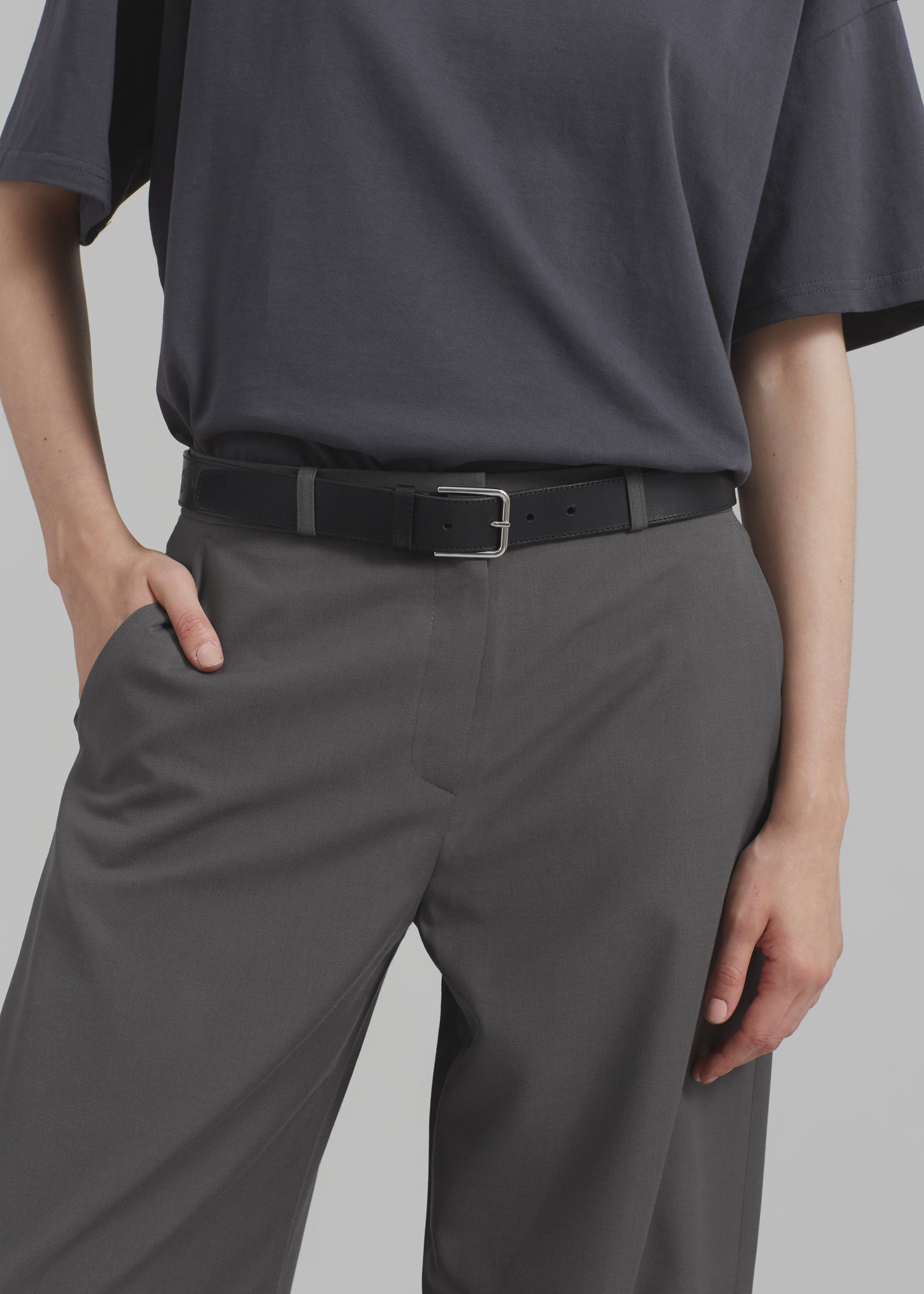 Grey Straight Leg Trousers | Woolworths.co.za