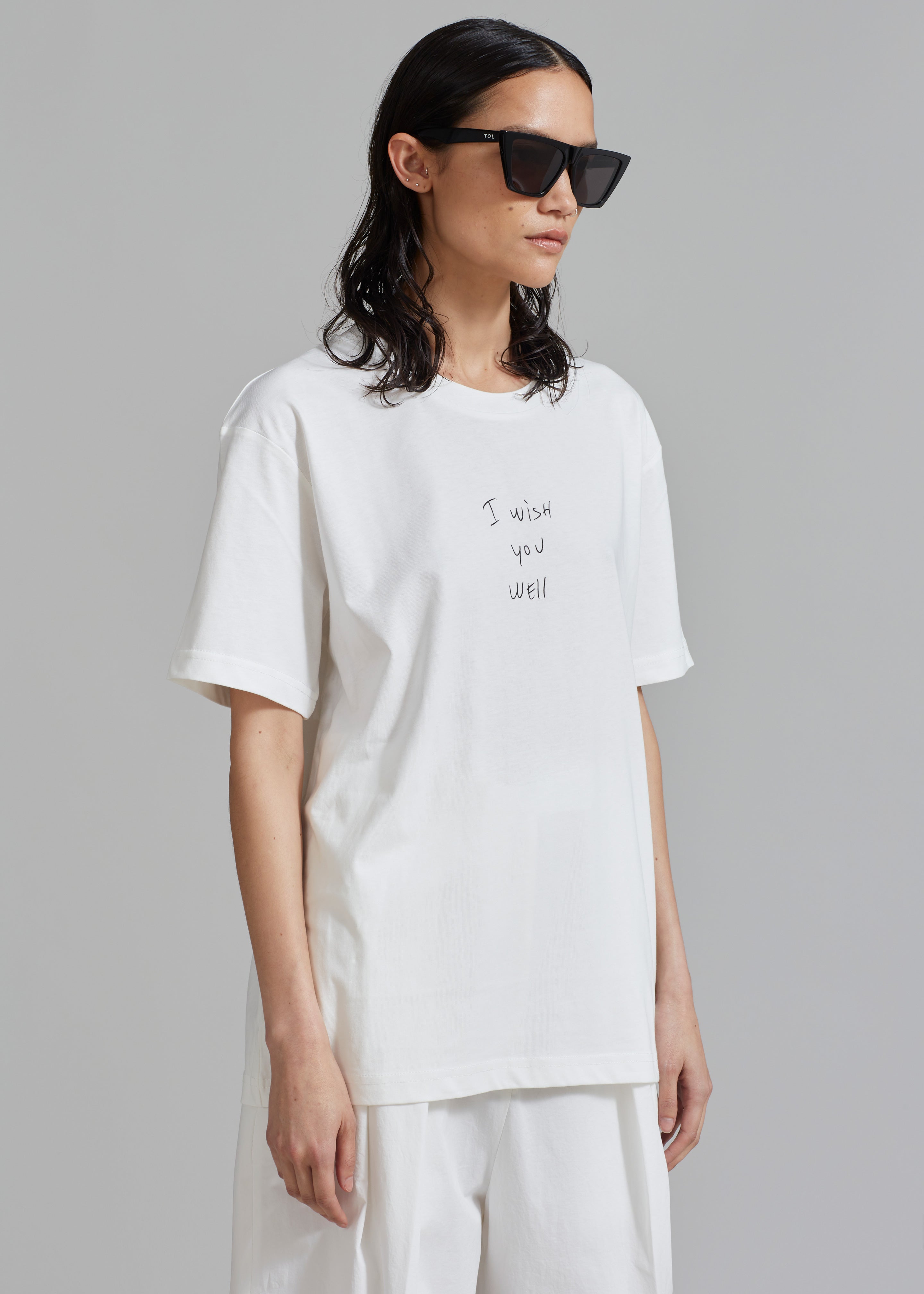 Shop x Thomas Lélu Slope T-Shirt - Off White/Black