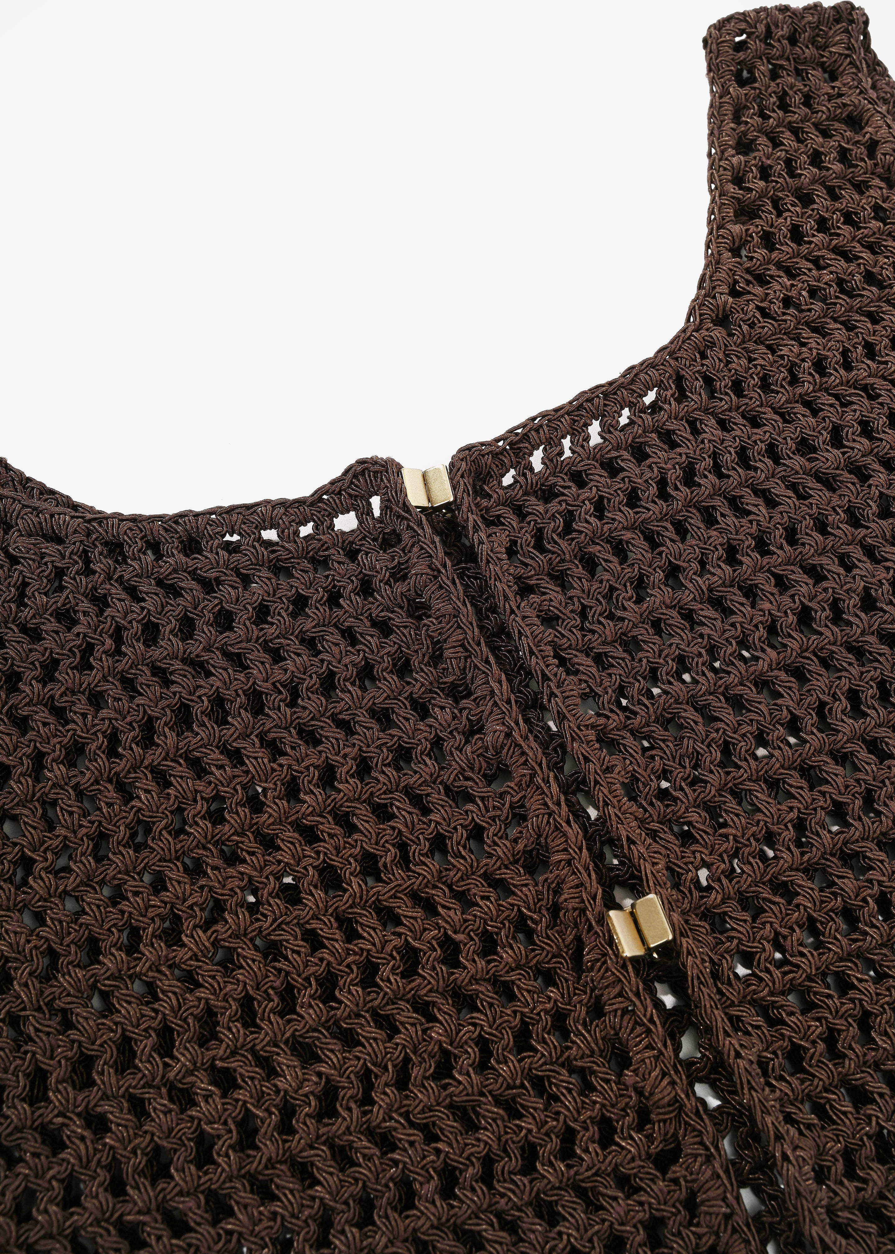 Low Classic Handmade 2-Way Knit Top - Brown – The Frankie Shop