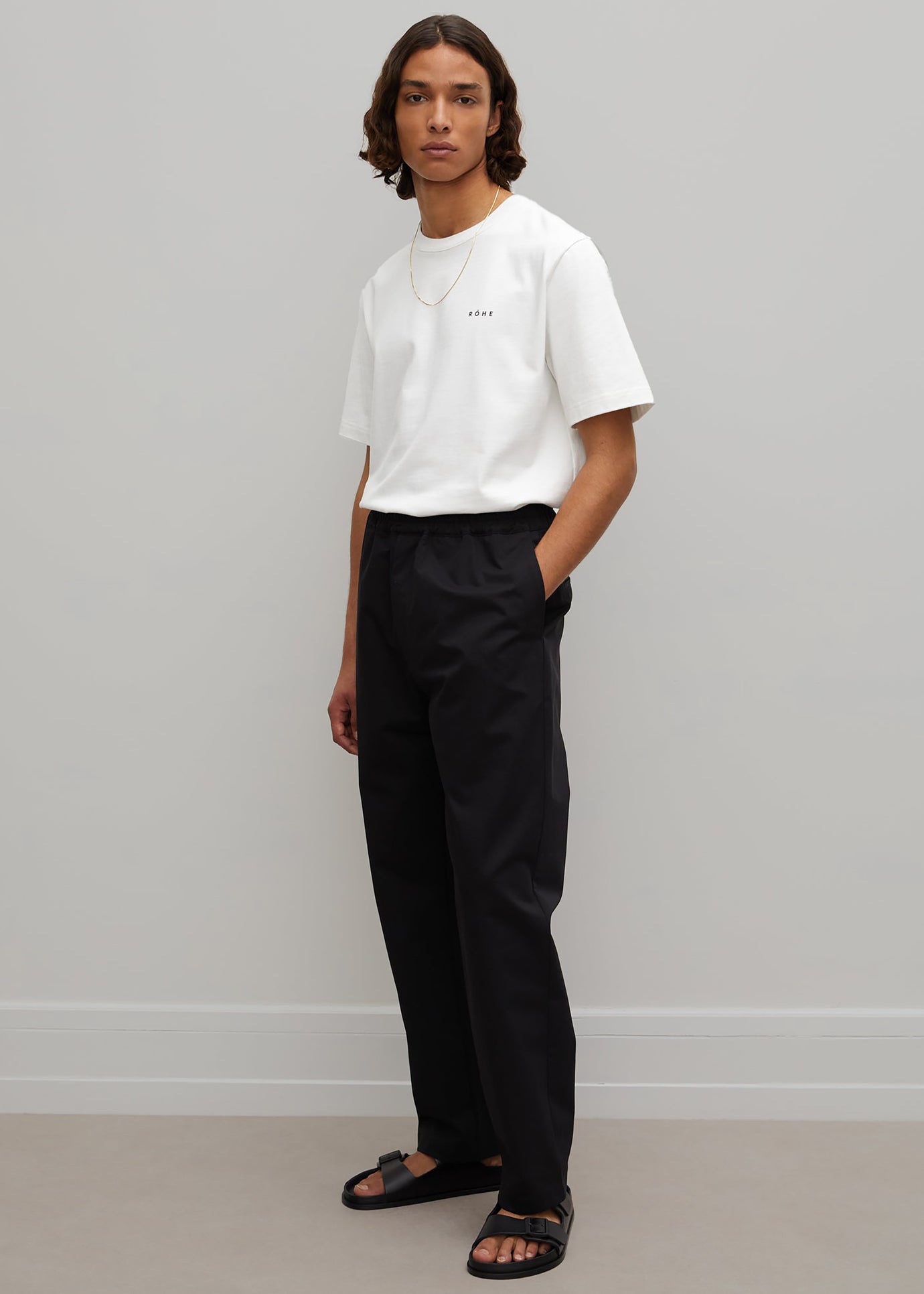 Russel Pleated Trousers - Black