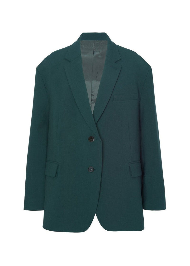 Bea Boxy Blazer in Forest Green – The Frankie Shop