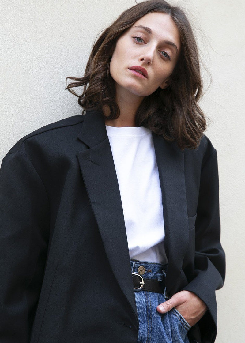 Black Oversized Boyfriend's Blazer – The Frankie Shop