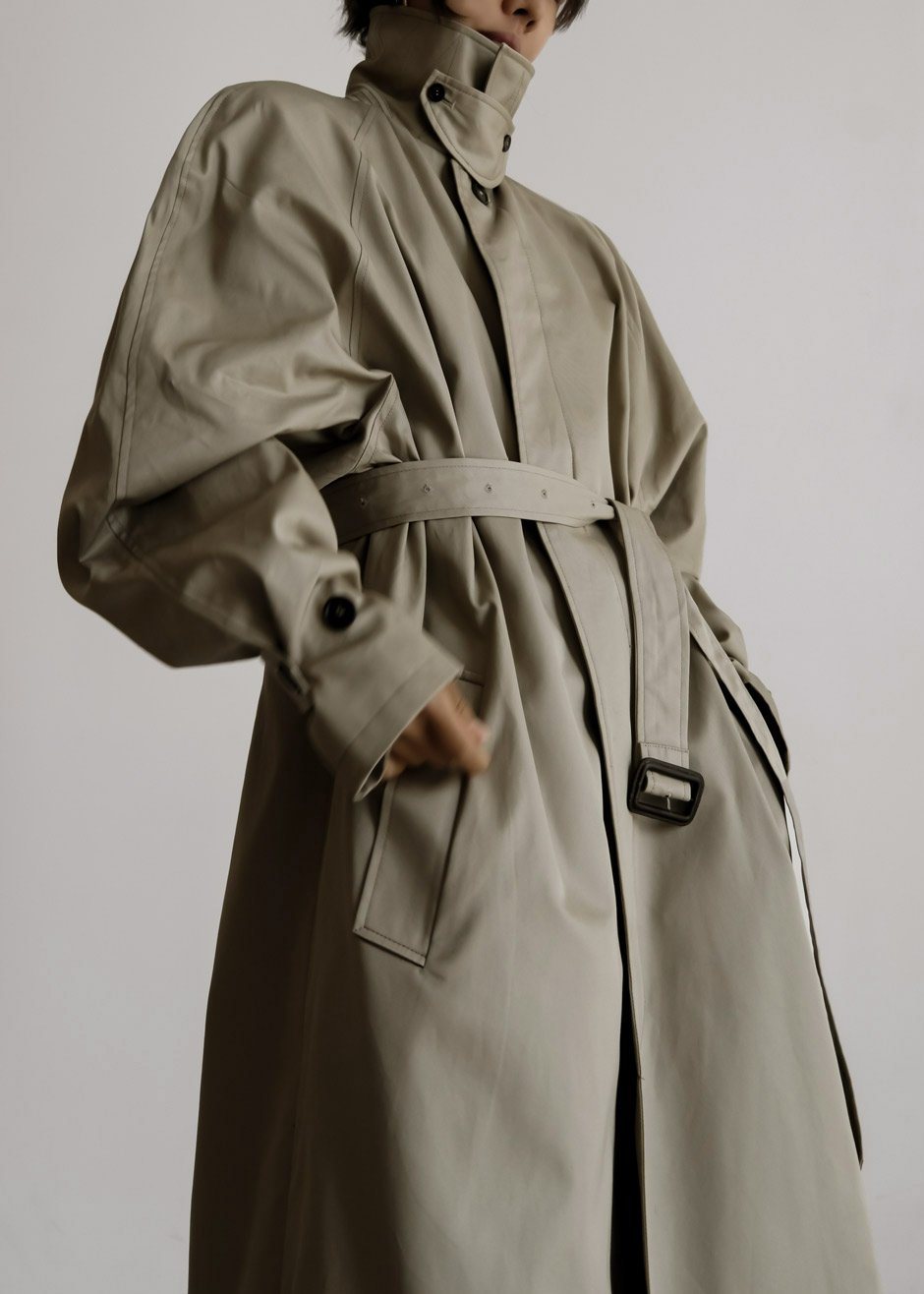 国内発送 2021AW KIDILL 2021AW KIDILL Crust Coat Trench Trench Coat