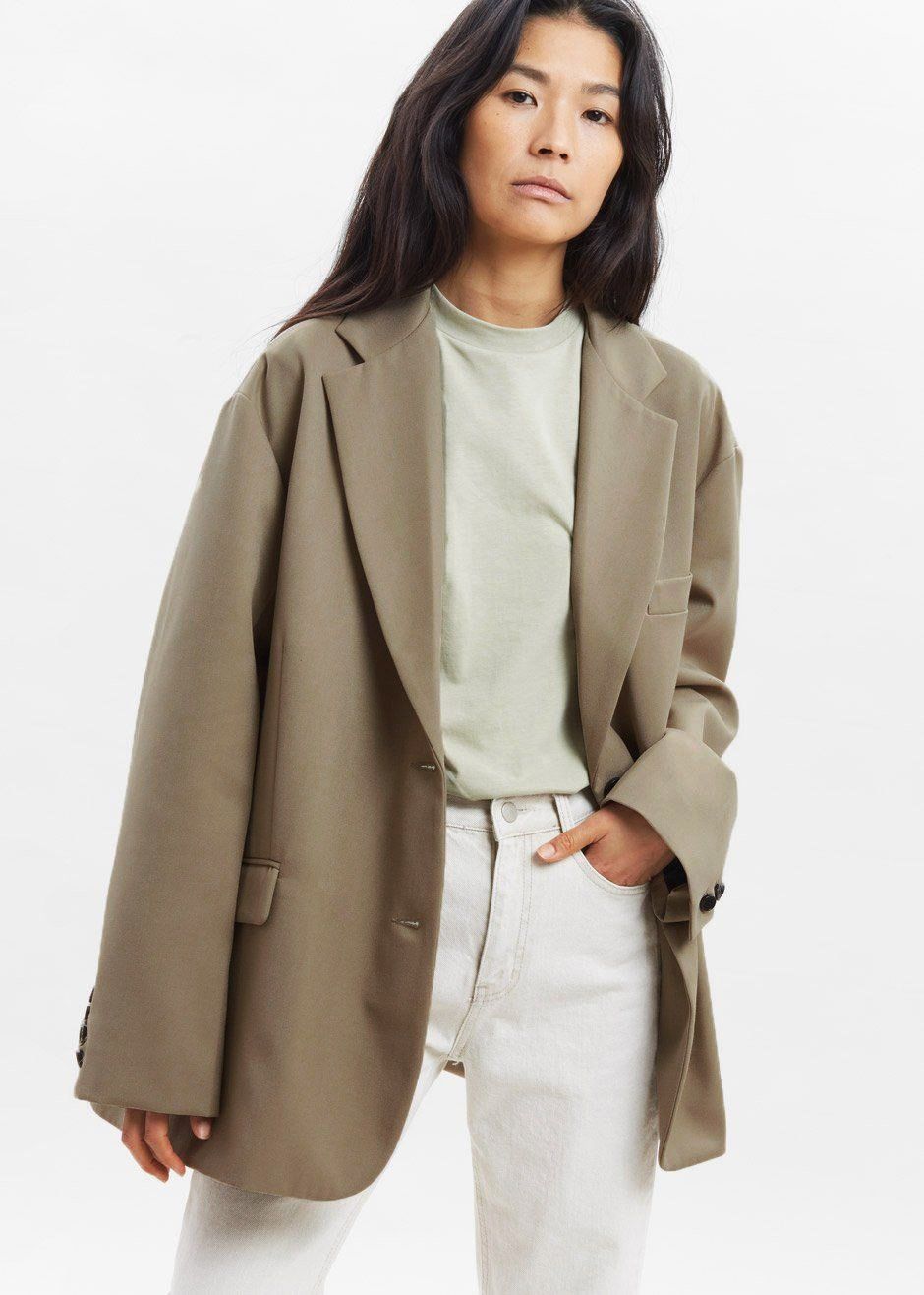 Frankie Oversized Boyfriend Blazer - Desert Taupe