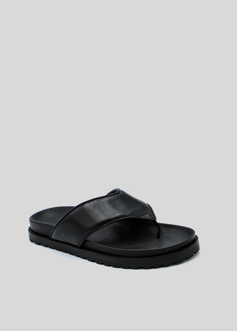 GIA x Pernille Padded Thong Sandals in Black – The Frankie Shop