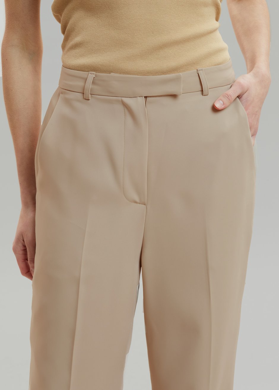 Isla Tailored Trousers - Natural – The Frankie Shop