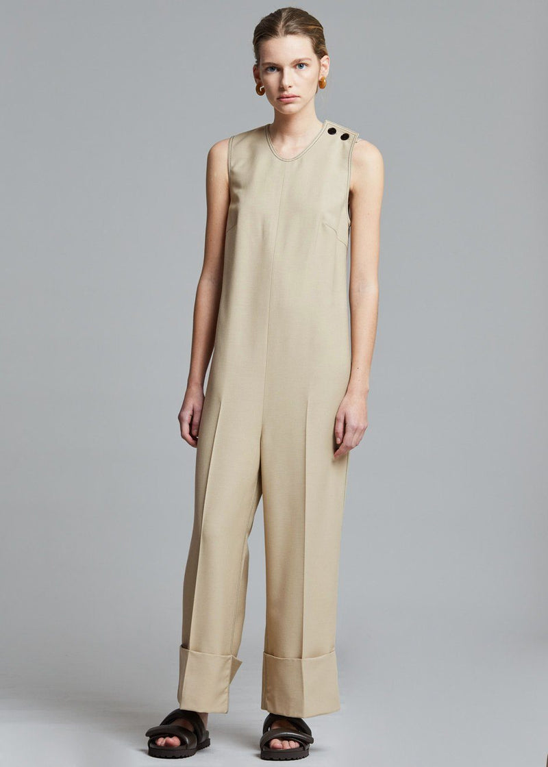 Java Jumpsuit by Aeron in Sand – The Frankie Shop