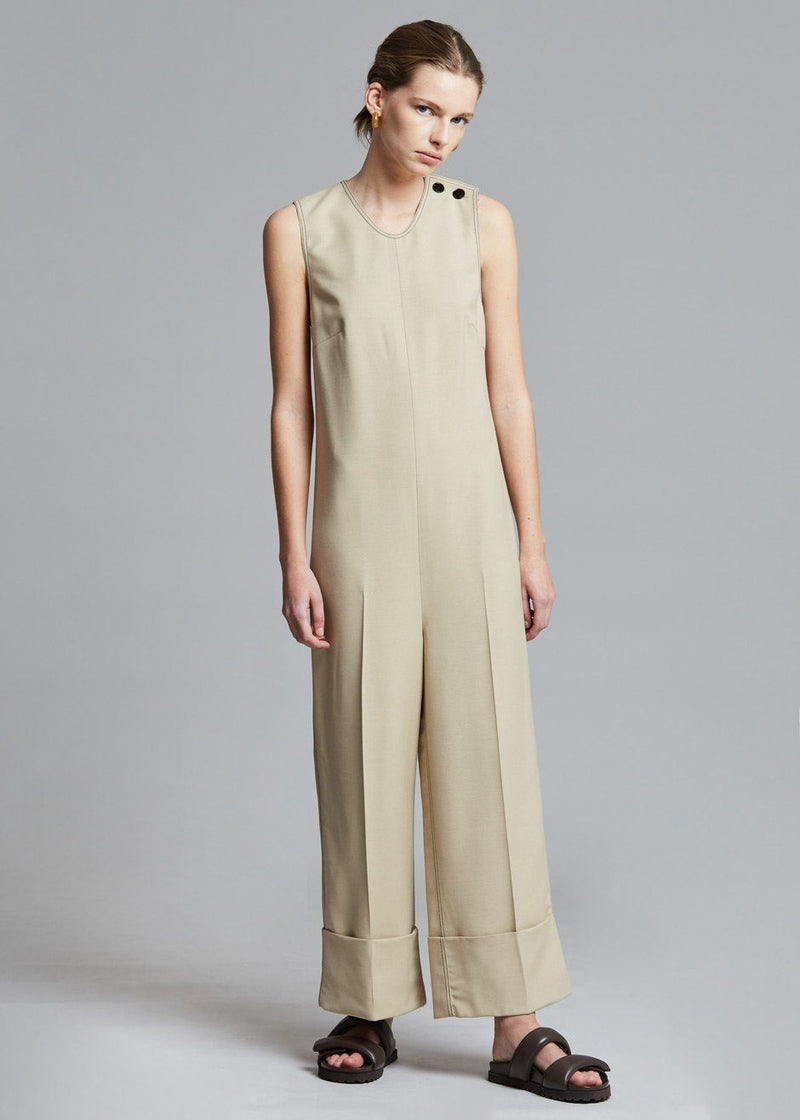 Java Jumpsuit by Aeron in Sand – The Frankie Shop
