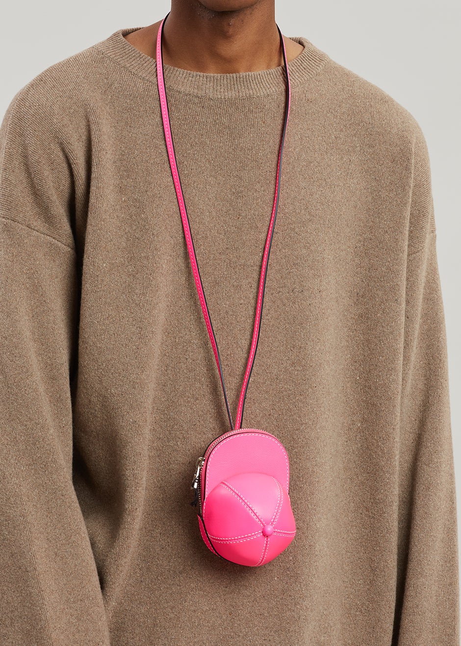 JW Anderson Nano Cap Bag - Neon Pink – The Frankie Shop