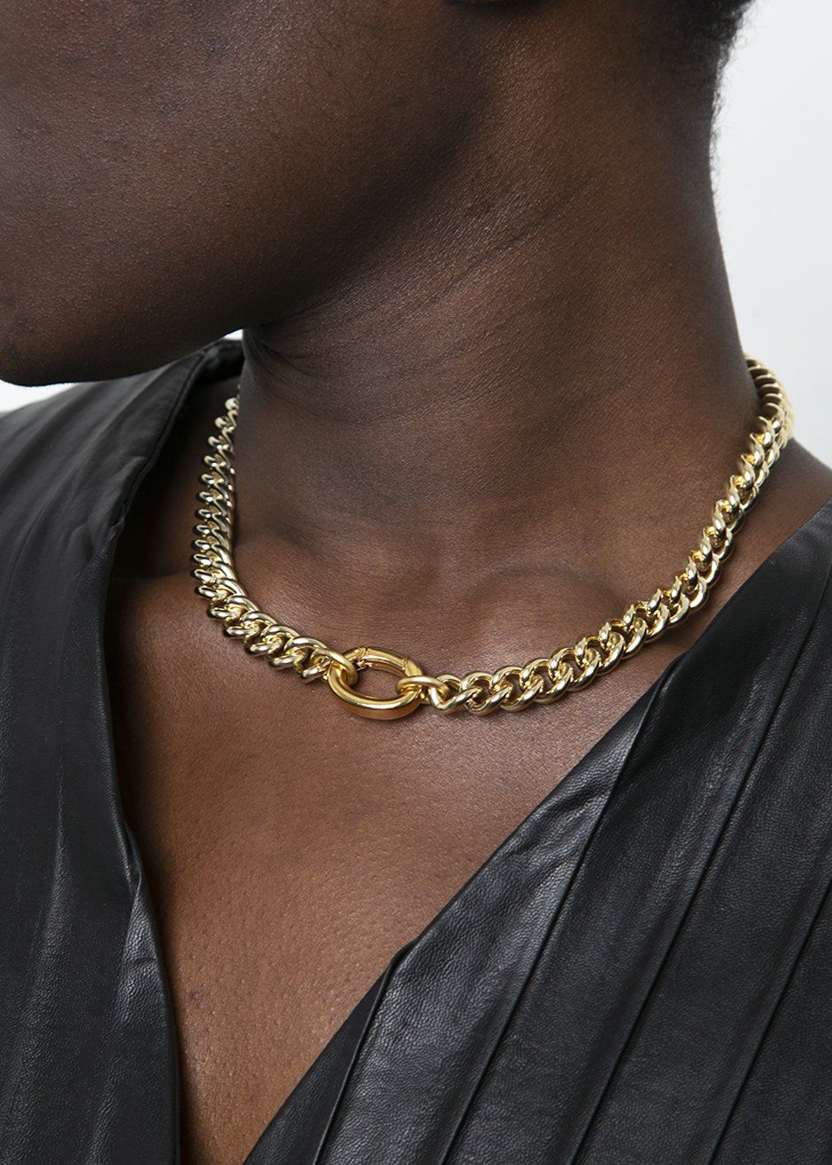 LAURA LOMBARDI PRESA CHAIN ネックレス